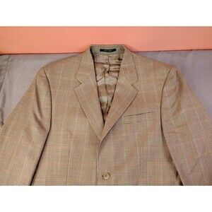 Men's Chaps Ralph Lauren Houndstooth Wool Sportcoat 42R